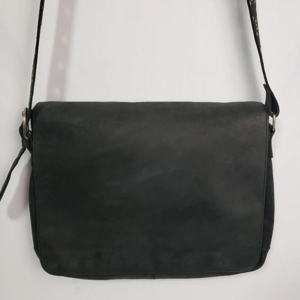 Wilsons M.Julian Leather Nubuck Messenger Crossbody Bag